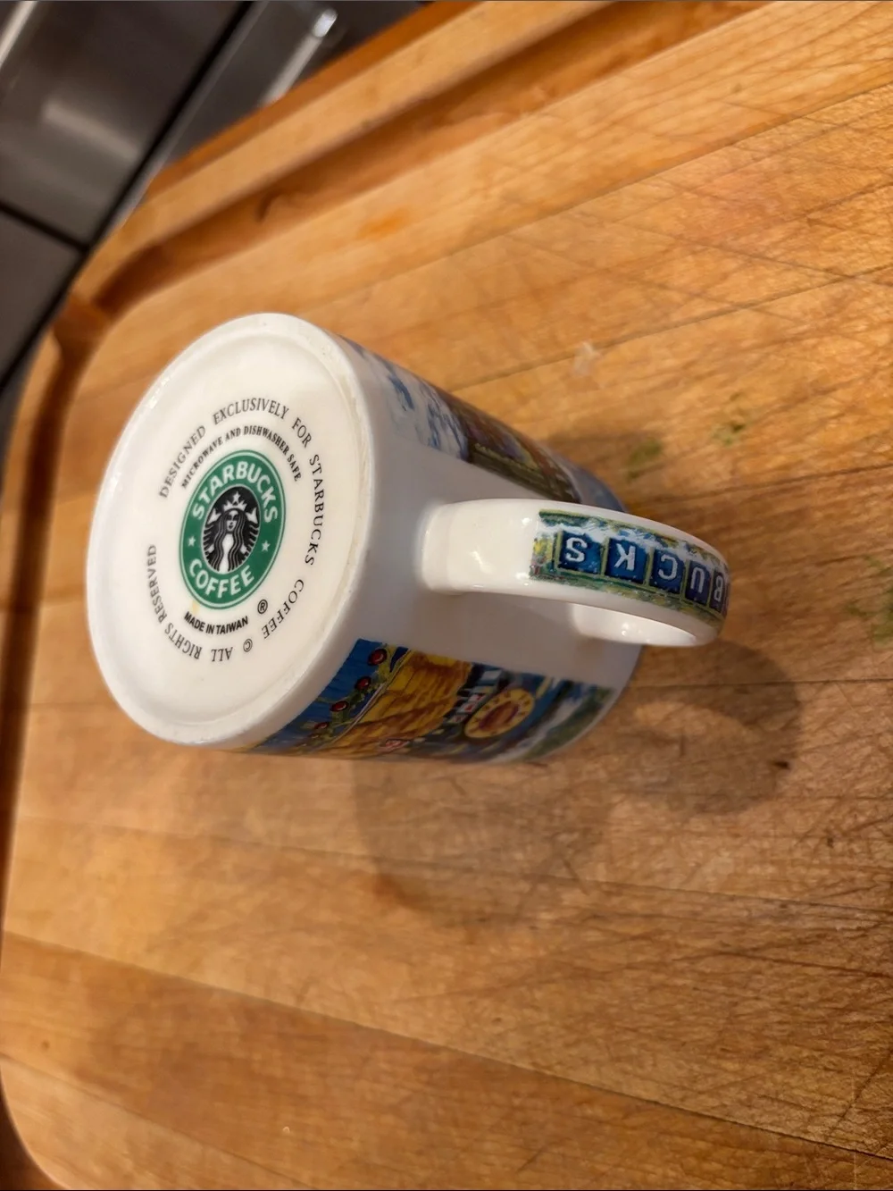 Starbucks Christmas Mug at Pikes Place Farmers Market in Seattle - 14 oz
